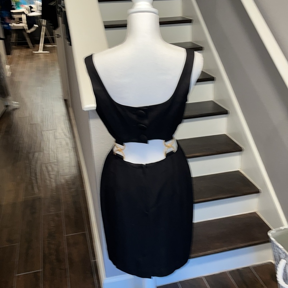 Geary Roark Kamisato Black Cocktail Dress. Sexy & Chic,Great for the Holidays 10 - Picture 6 of 15